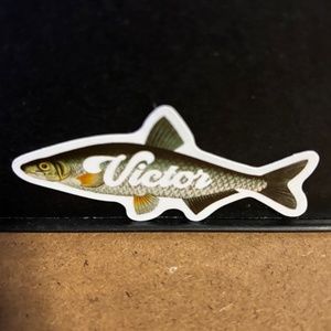 VICTOR FISH STICKER